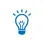 a icon of a bulb in blue color.