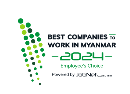 best companies award in Myanmar logo by jobnet.com.mm